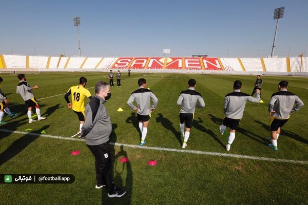 گزارش تصویری تمرین تیم ملی، 7 فروردین 1401