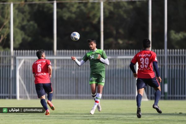 گزارش تصویری دیدار دوستانه تیم ملی امید و نساجی، 7 فروردین 1401