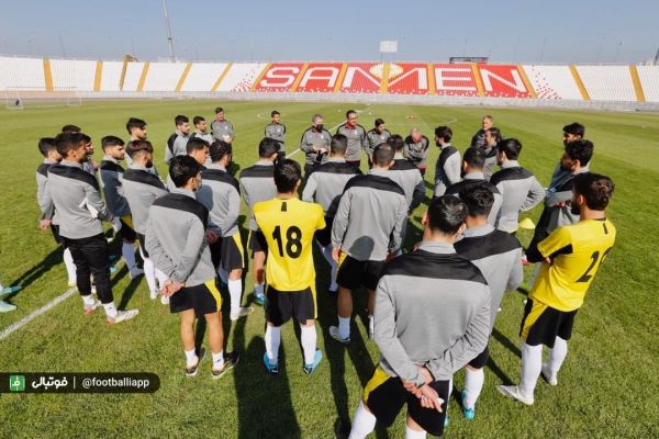 گزارش تمرین تیم ملی خوش و بش ملی پوشان با عزیزی و بادامکی شوخی اسکوچیچ با پورعلی گنجی