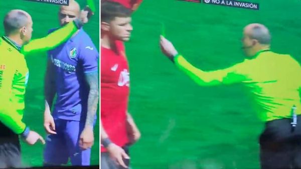  تصمیم جالب داور اسپانیایی  چهار کارت زرد همزمان