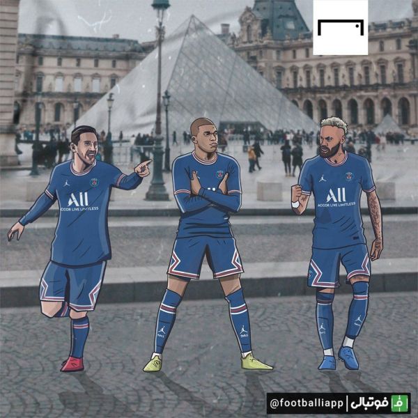  طرح  برای اولین بار در طول این فصل، کیلین امباپه، لیونل مسی و نیمار همگی در یک دیدار برای پاریسن ژرمن گلزنی کردند