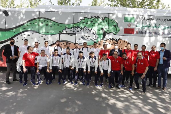  مراسم بدرقه تیم ملی فوتسال با حضور رییس کمیته فوتسال