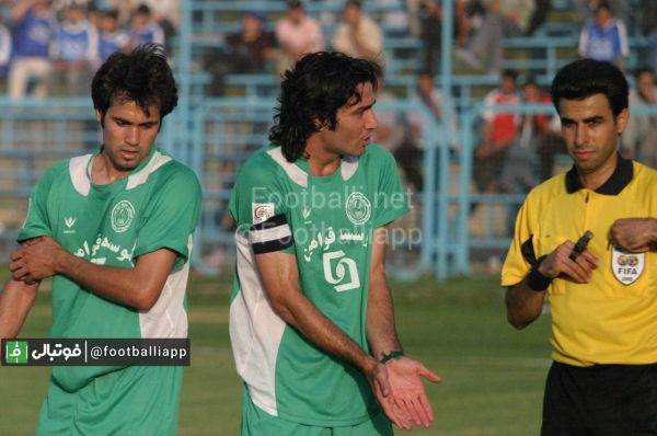  نوستالژی  محسن ترکی، جواد نکونام و محمد نصرتی در نمایی از بازی پاس و صبا در سال ۸۴