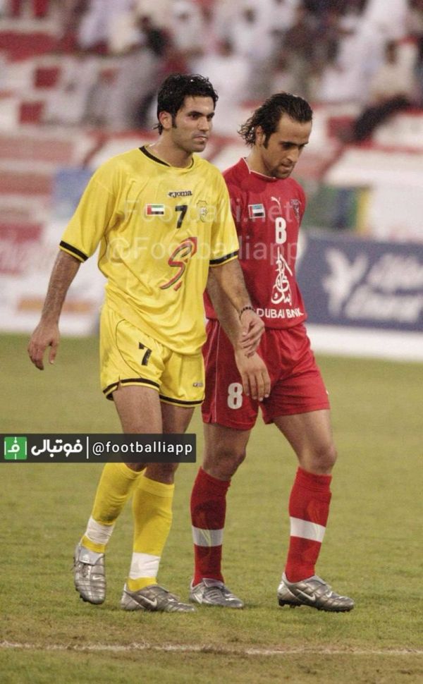  نوستالژی  علی کریمی و علیرضا نیکبخت واحدی در دیدار الاهلی و الوصل در سال ۸۳