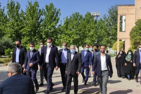  حضور رئیس کمیته ملی المپیک در اردوی تیم ملی امید  عکس