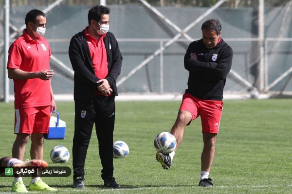  گزارش تصویری اختصاصی  تمرین تیم ملی امید، دوشنبه 22 فروردین 1401
