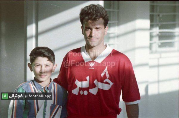  نوستالژى  مرتضی کرمانی‌مقدم در آخرین فصل حضورش با پیراهن پرسپولیس در سال ۱۳۷۴