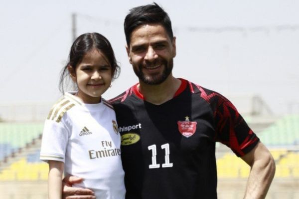 کمند کامیابینیا؛ میهمان ویژه تمرین پرسپولیس عکس