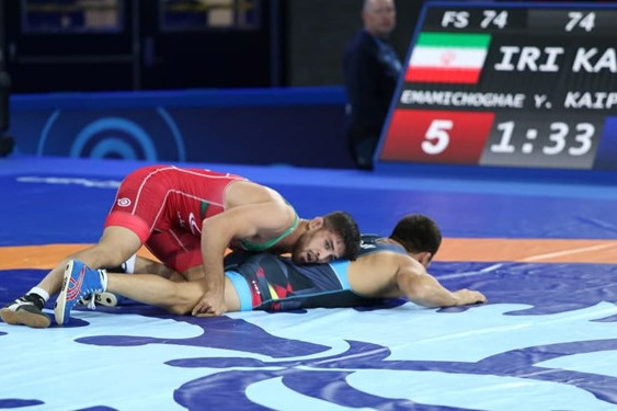 کشتی آزاد قهرمانی آسیا امامی با غلبه بر نایبقهرمان جهان طلا گرفت