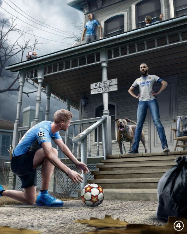  طرح صفحه 433 از دیدار برگشت رئال‌ مادرید و منچسترسیتی در دیدار نیمه نهایی لیگ قهرمانان اروپا