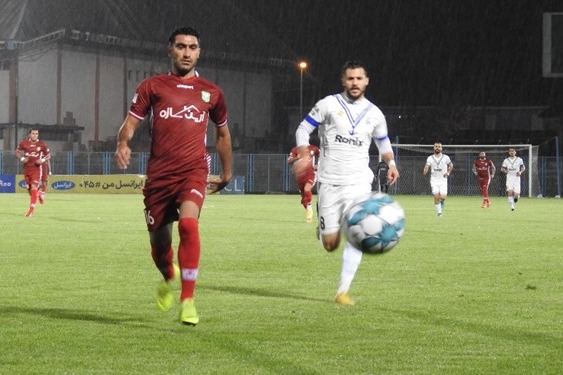 لیگ یک بازگشت ملوان به صدر جدول تساوی مس برابر رایکا