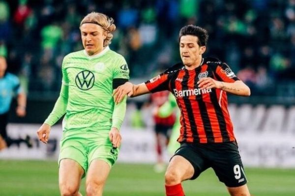  پیروزی بایرلورکوزن در آخرین دیدار بوندسلیگا با حضور ۷ دقیقه‌ای آزمون