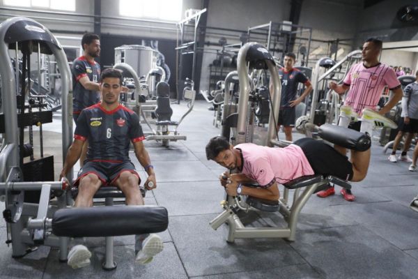 گزارش تمرین پرسپولیس بدنسازی، برنامه دوشنبه سرخپوشان