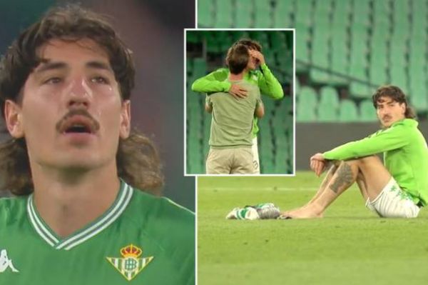  عکس؛ اشک‌های بازیکن قرضی آرسنال پس از اتمام قراردادش