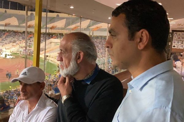 فنونیزاده و ملکیان تماشاگر بازی استقلال