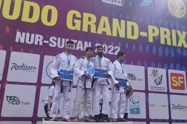 بنیطبا در پیکارهای جودو نابینایان قزاقستان طلا گرفت