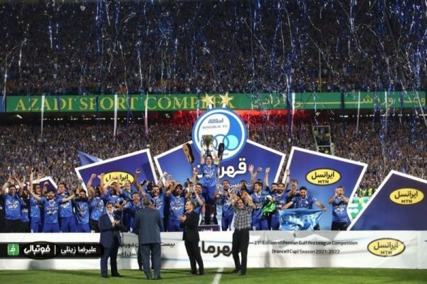  تبریک تیم فجرسپاسی به مناسبت قهرمانی استقلال  عکس