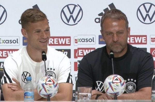  نشست خبری فلیک و کیمیش پیش از بازی آلمان مقابل ایتالیا در لیگ ملت‌ها