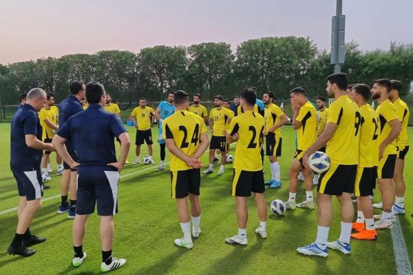 گزارش تمرین تیم ملی تمرين بانشاط ملىپوشان در زمين ارسال