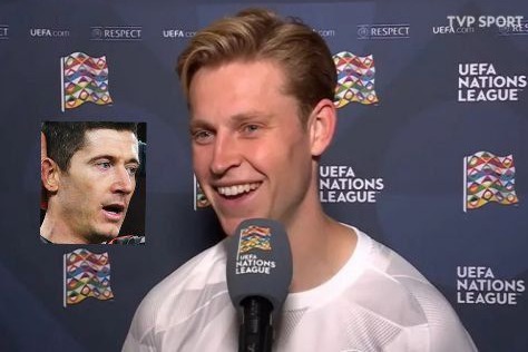 واکنش هافبک هلندی بارسلونا به احتمال همتیمی شدن با لواندوفسکی