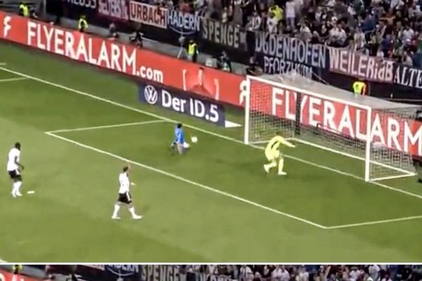  وایرال شدن سوپر واکنش نویر از روی خط دروازه مقابل ستاره اینتر