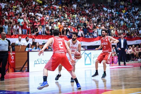  آمار بازی تیم ملی بسکتبال مقابل سوریه  حدادی ستاره زمین شد