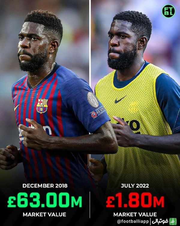  سقوط آزاد خیره‌کننده قیمت ساموئل اومتیتی