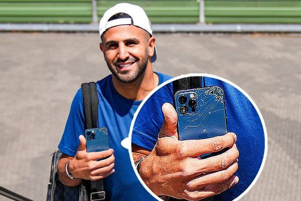 وایرال شدن گوشی موبایل شکستهی ستاره منچسترسیتی عکس