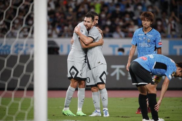  عکسی که مسی از خوشحالی‌اش پس از گلزنی مقابل تیم ژاپنی منتشر کرد