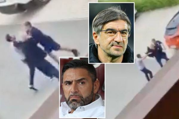 عکس؛ کتککاری مربی و مدیر ورزشی تورینو در پارکینگ