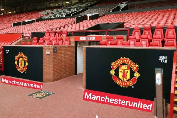 با نظر تنهاگ تغییراتی در جایگاه نیمکت تیمها در اولدترافورد صورت گرفت