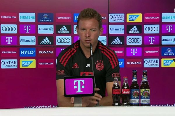  نشست خبری ناگلزمان پیش از بازی بایرن با لایپزیش در سوپرجام و پاسخ به کونته و لاپورتا