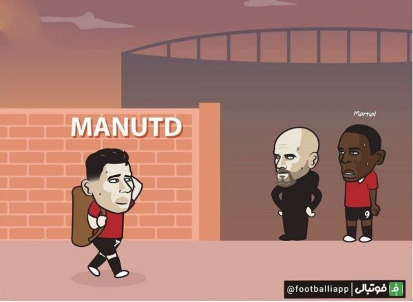  کاریکاتور  بازگشت رونالدو به تمرینات منچستریونایتد