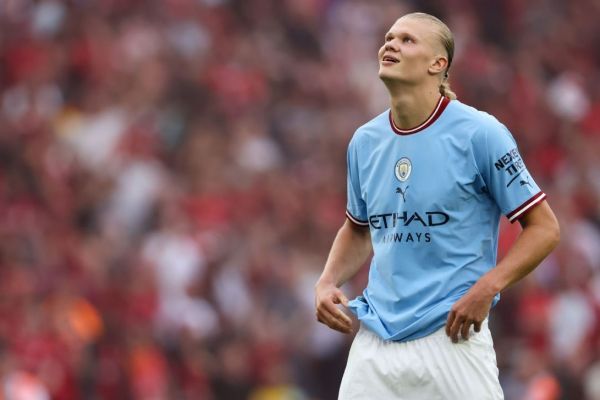 رضایت گواردیولا از عملکرد هالند در دیدار مقابل لیورپول