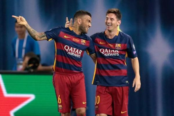  کری خوانی اینستاگرامی دنی آلوز برای مسی پس از جام جدیدش   عکس