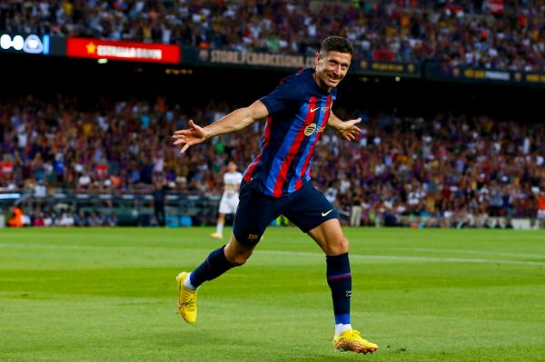 6 تایی شدن تیم دنی آلوز به دست بارسلونا با درخشش لواندوفسکی