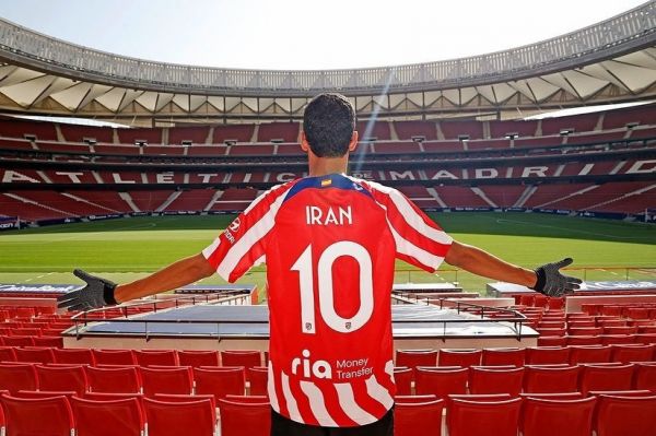  عکس؛  ایران  شماره 10 اتلتیکو مادرید را بر تن کرد