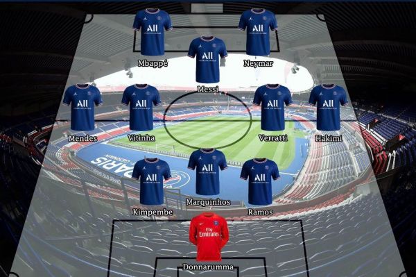 ترکیب پاریسن ژرمن و مون پلیه؛ راموس در دفاع و MNM در خط حمله پیاسجی