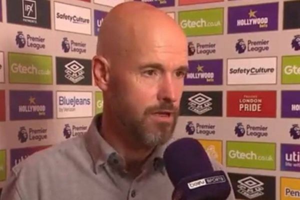  صحبت‌های تن‌هاخ در واکنش به باخت 4 گُله تیمش به برنتفورد و سقوط منچستر به رده آخر جدول