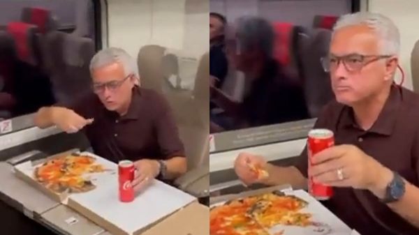 مورینیو و خریدن پیتزاهای ویژه برای اعضای تیم رم