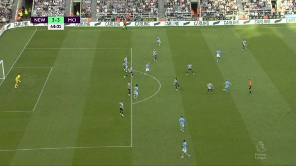  عکسی که هوش بالای دی بروینه برای دادن پاس‌گل را نشان می‌دهد