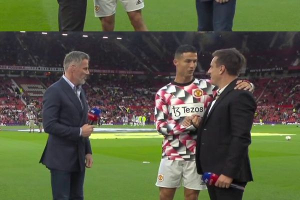 عکس؛ بیتفاوتی رونالدو به اسطوره لیورپول پیش از شروع بازی