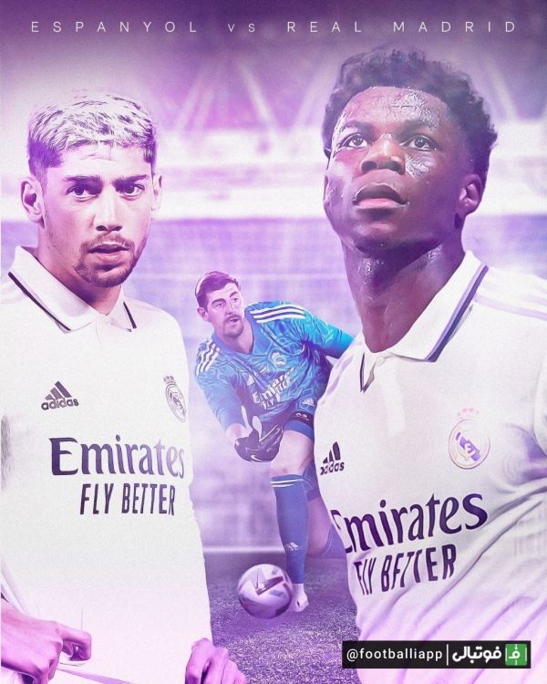  پوستر باشگاه رئال مادرید برای دیدار امشب مقابل اسپانیول