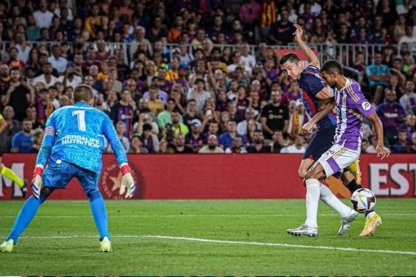  عکس؛ لواندوفسکی و تکرار گل پشت پای دیدنی لوییس سوارز