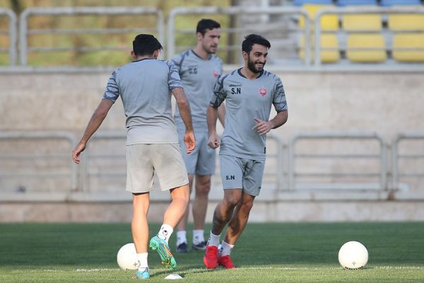 تمرین پرسپولیس و فوتبال درون تیمی بعد از جلسه فنی