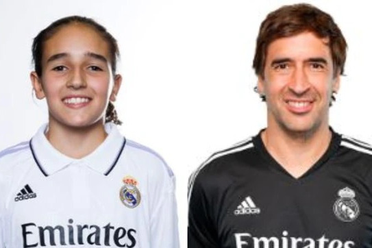  دختر رائول گونزالس به آکادمی رئال مادرید پیوست