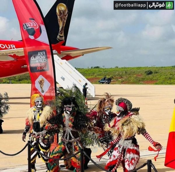  خوش‌آمد گویی جالب سنگالی‌ها به کاپ جام جهانی قطر