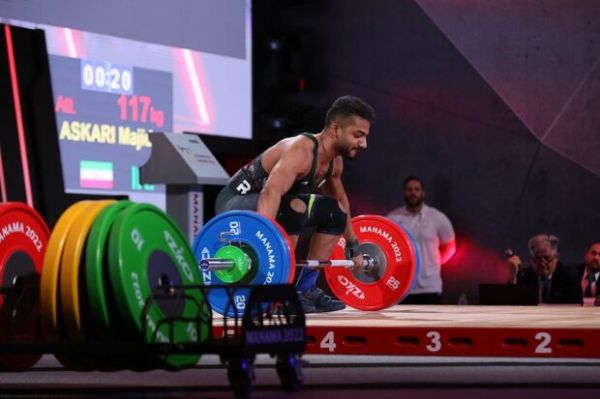  مجید عسکری در رقابت‌های وزنه برداری قهرمانی آسیا سوم شد