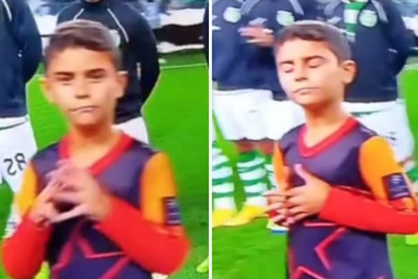 تقلید جالب کودک پرتغالی از خوشحالی جدید رونالدو