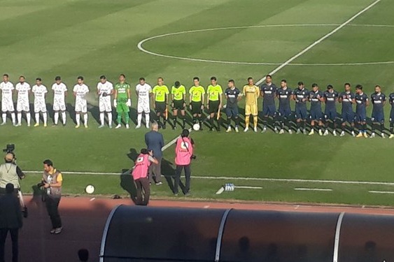  حواشی بازی هوادار و ملوان  حضور بازیکن سابق پرسپولیس و بازیگر سینما در ورزشگاه +عکس